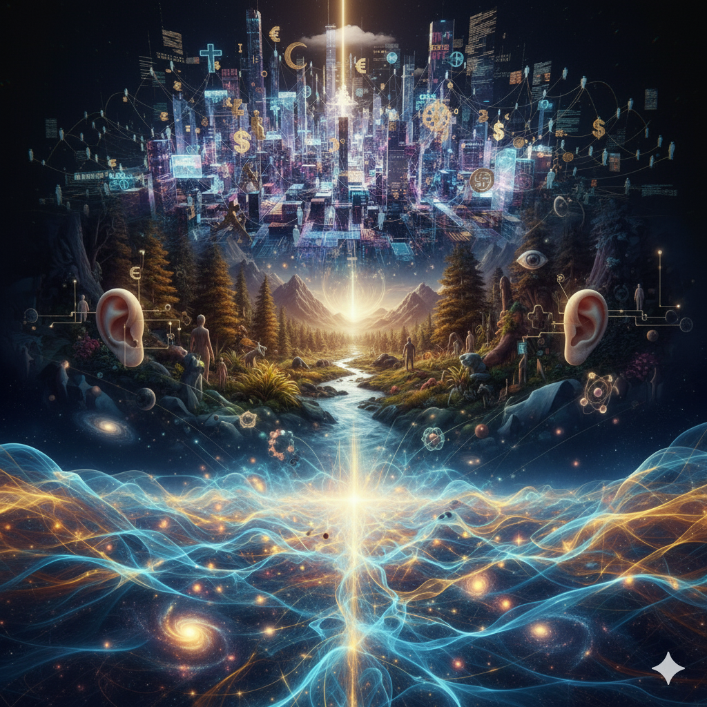 Representation of the physical world: emerge nt of atoms, molecules and life